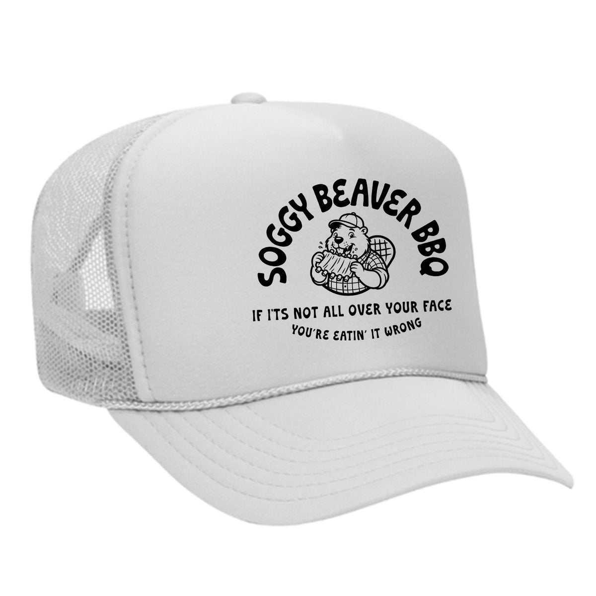 Soggy Beaver BBQ Foam Trucker Hat
