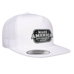 Make America Affordable Again Flat Bill Hat - White