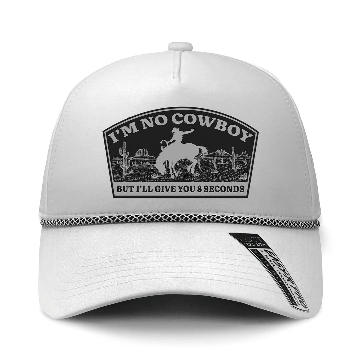 I'm No Cowboy Performance Leather Patch Hat