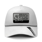 Choked A Cougar Performance Leather Patch Hat