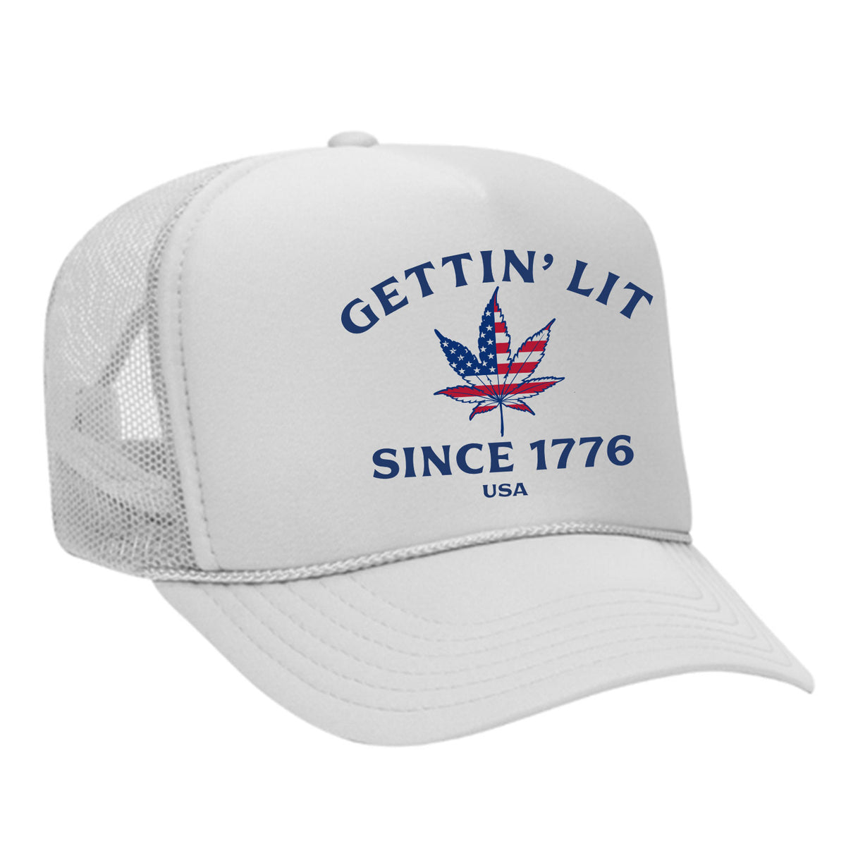Gettin' Lit Since 1776 Foam Trucker Hat