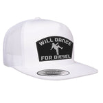 Will Dance For Diesel Flat Bill Hat