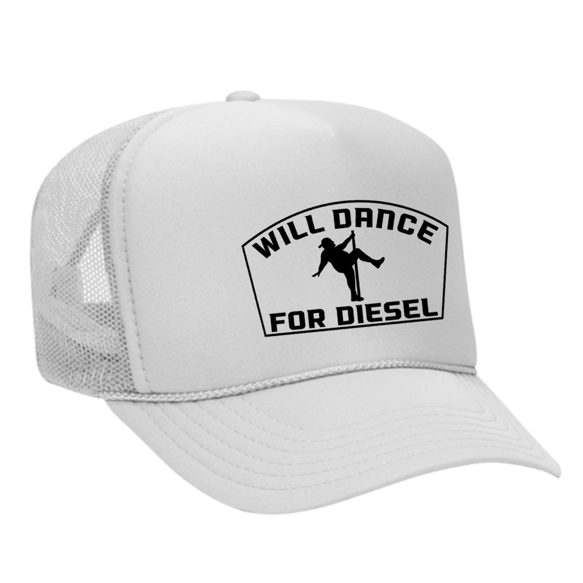 Will Dance For Diesel Foam Trucker Hat