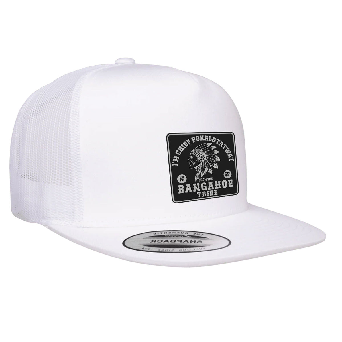 Chief Pokalotatwat Flat Bill Hat