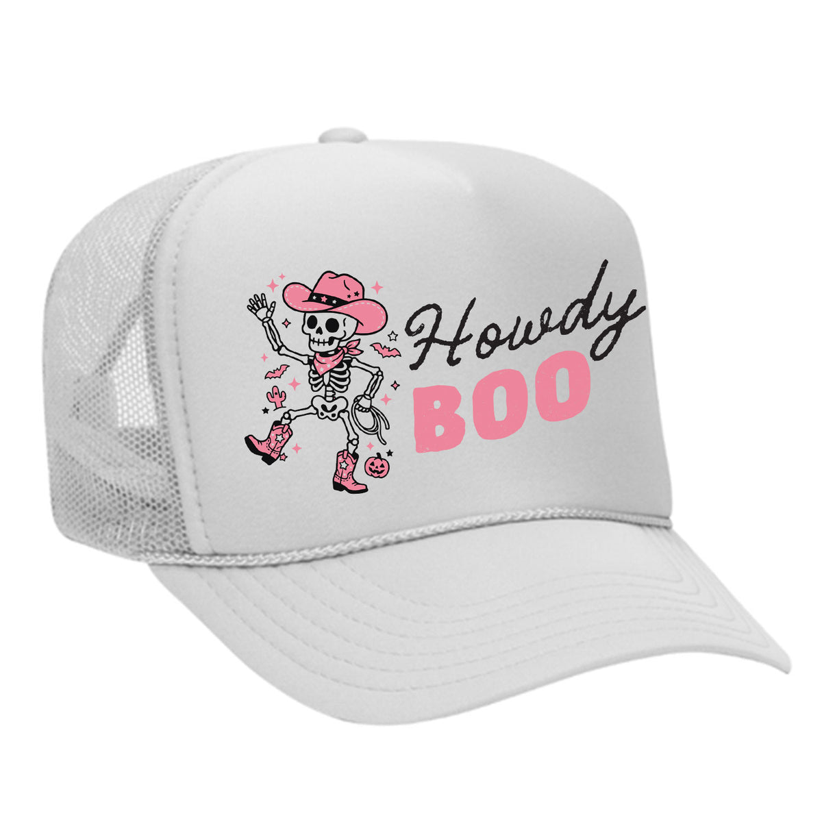 Howdy Boo Foam Trucker Hat