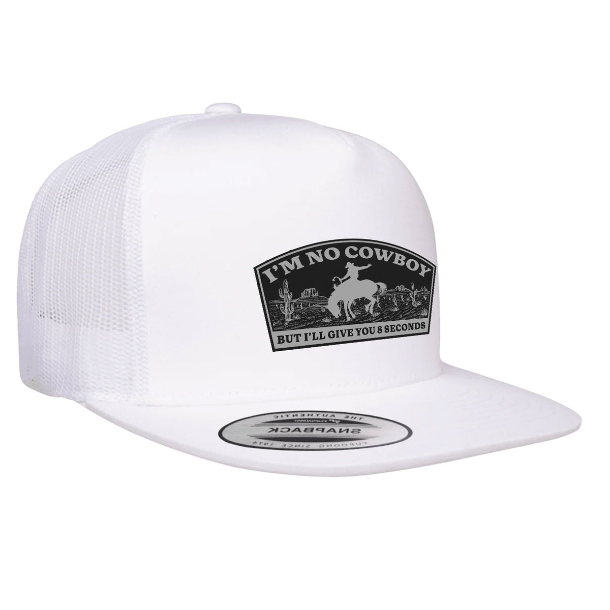 I'm No Cowboy Flat Bill Hat