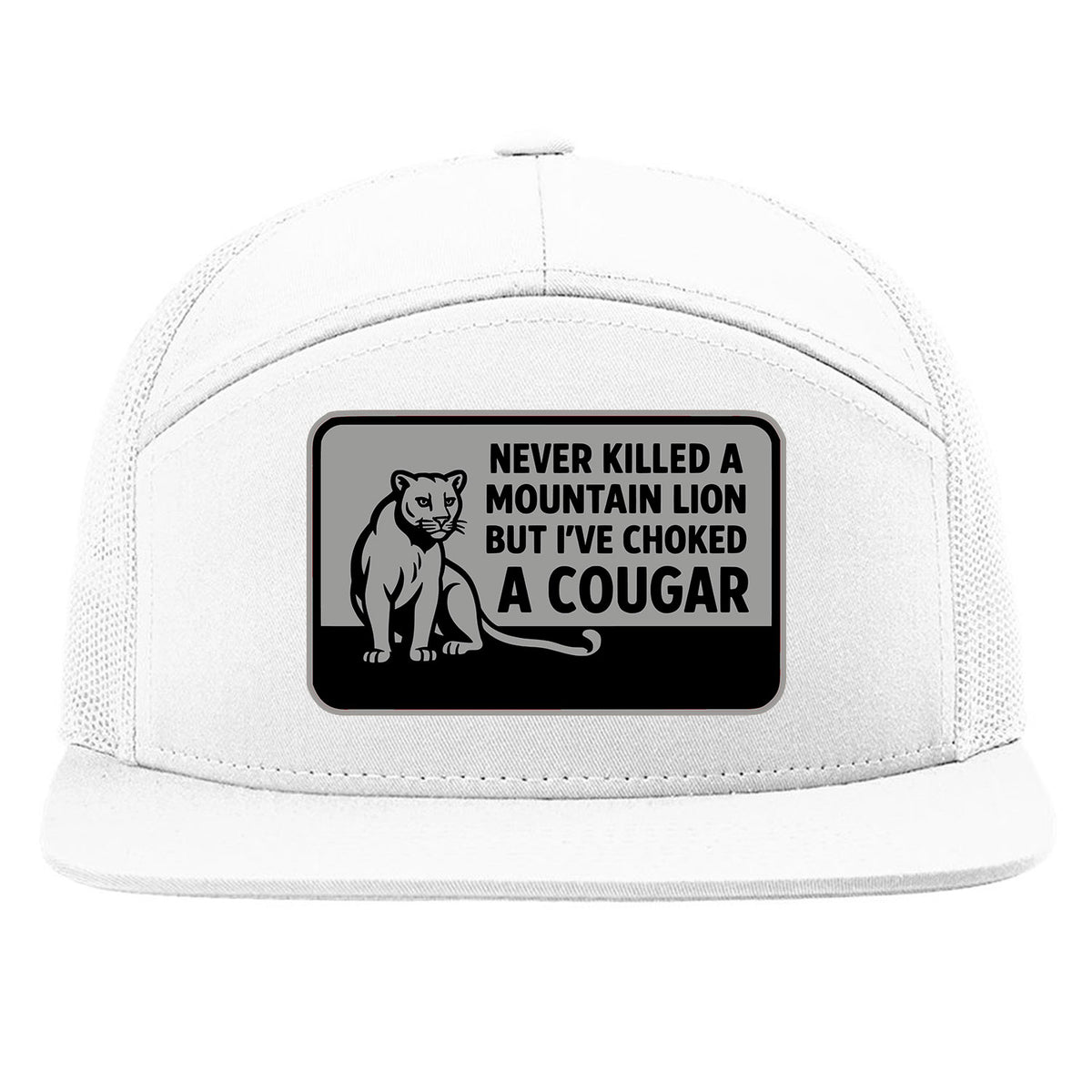 Choked A Cougar 7 Panel Hat
